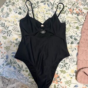 Aeropostale Cut out One Piece Bathing Suit Swim Large